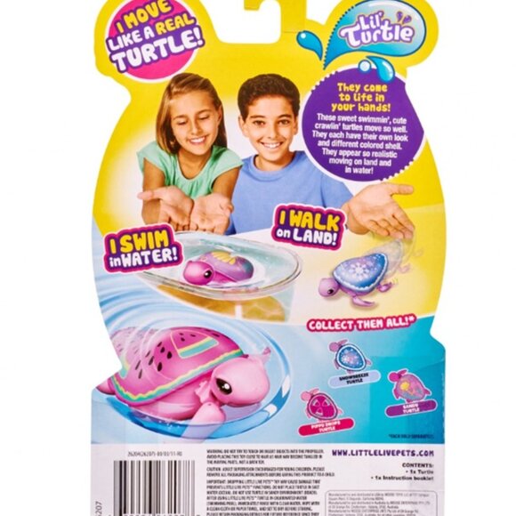 Little Live Pets -  Sea Heart the Lil' Turtle - Interactive Turtle - Picture 3 of 3